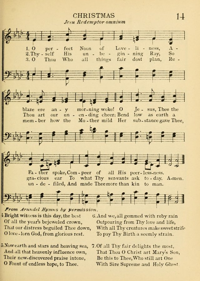 A Treasury of Catholic Song: comprising some two hundred hymns from Catholic soruces old and new page 15
