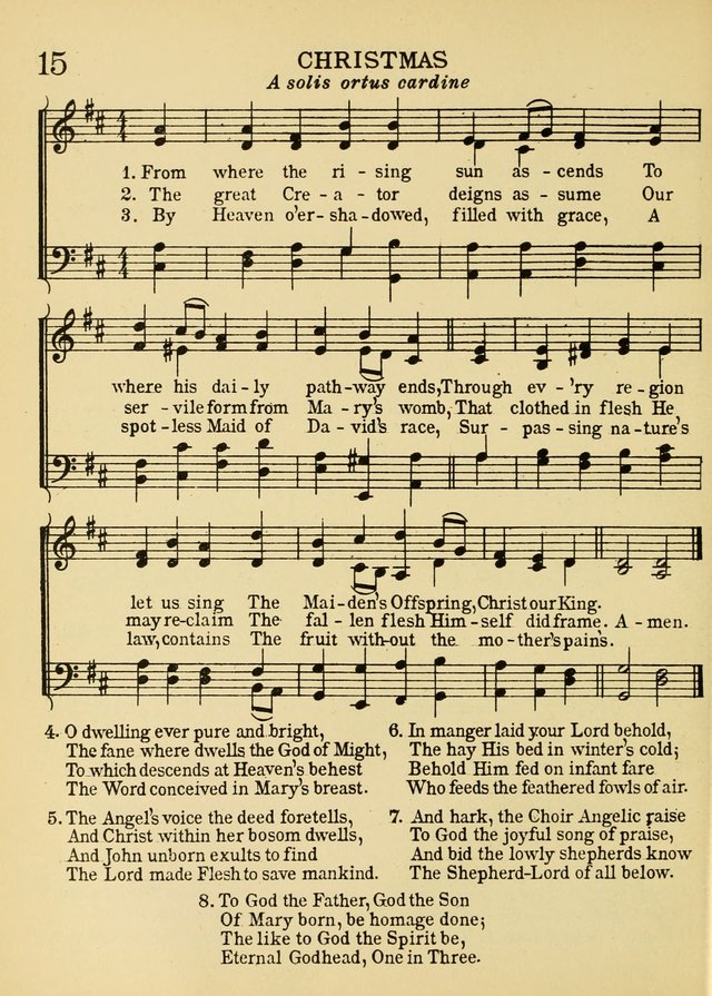A Treasury of Catholic Song: comprising some two hundred hymns from Catholic soruces old and new page 16