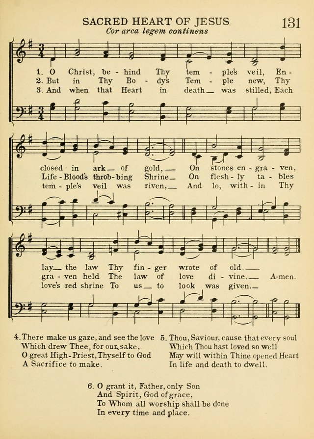 A Treasury of Catholic Song: comprising some two hundred hymns from Catholic soruces old and new page 165