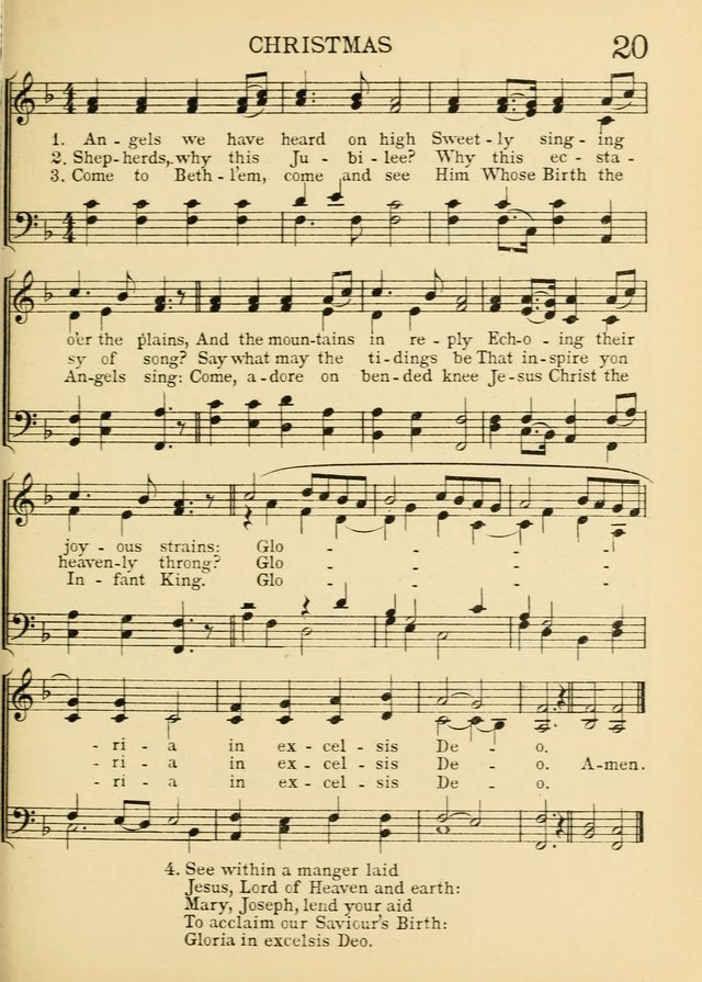 A Treasury of Catholic Song: comprising some two hundred hymns from Catholic soruces old and new page 23