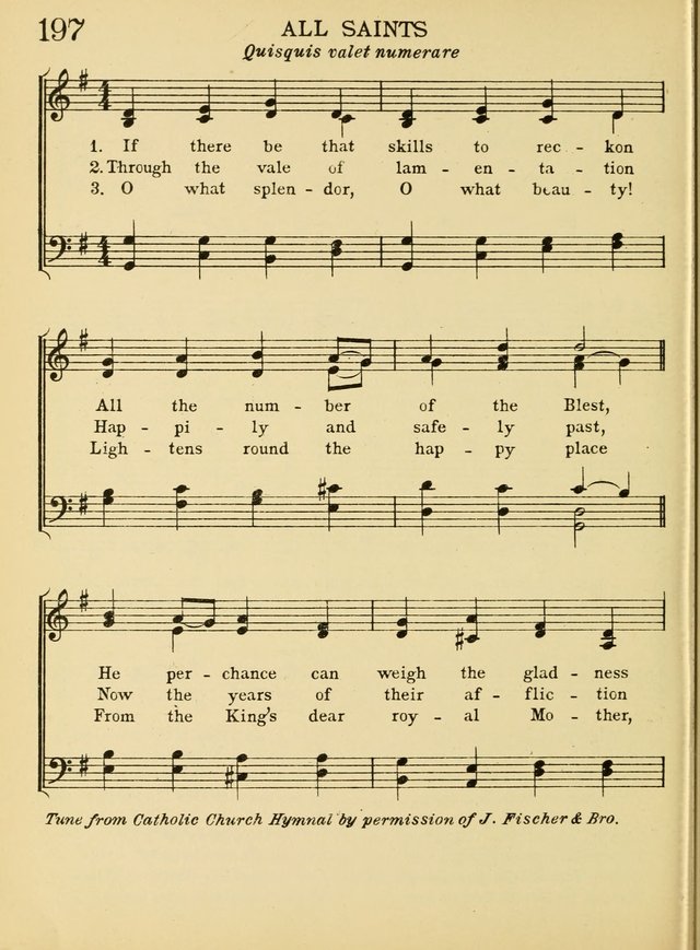 A Treasury of Catholic Song: comprising some two hundred hymns from Catholic soruces old and new page 242