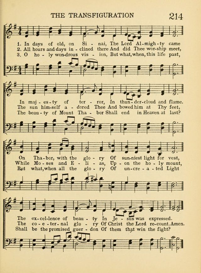 A Treasury of Catholic Song: comprising some two hundred hymns from Catholic soruces old and new page 265