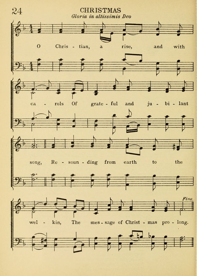 A Treasury of Catholic Song: comprising some two hundred hymns from Catholic soruces old and new page 28