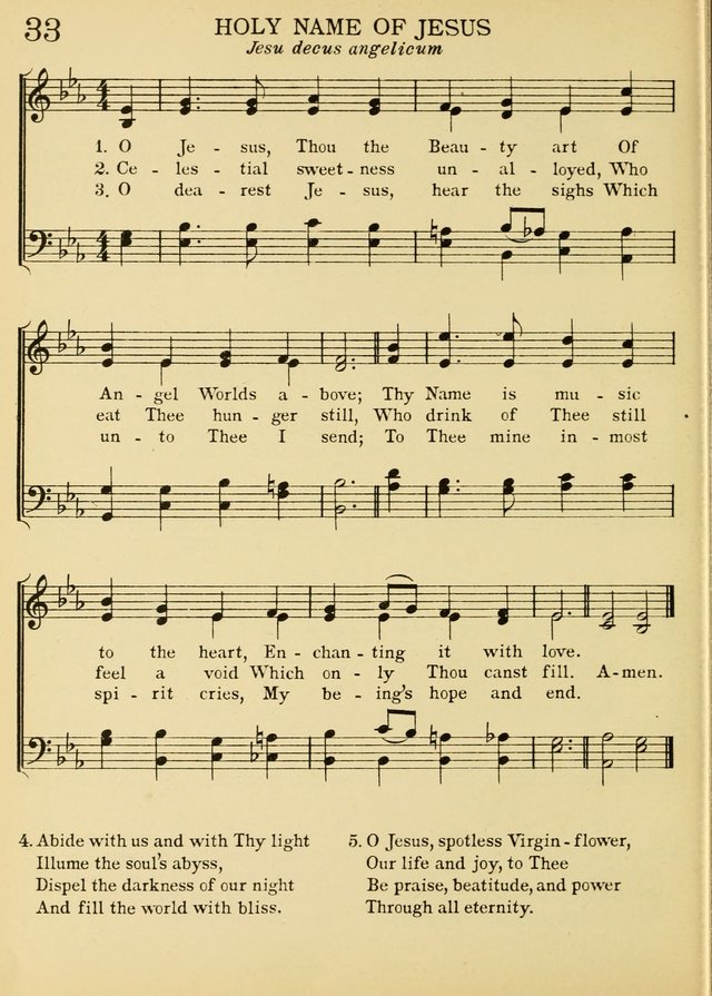 A Treasury of Catholic Song: comprising some two hundred hymns from Catholic soruces old and new page 38