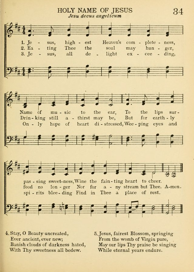 A Treasury of Catholic Song: comprising some two hundred hymns from Catholic soruces old and new page 39