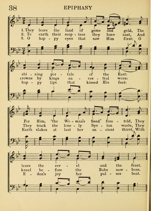A Treasury of Catholic Song: comprising some two hundred hymns from Catholic soruces old and new page 44