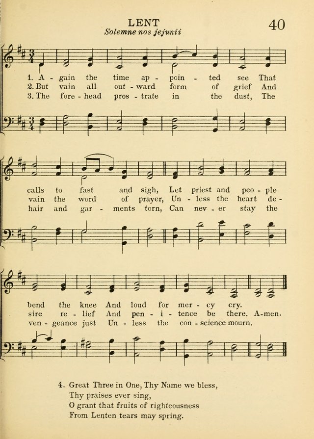 A Treasury of Catholic Song: comprising some two hundred hymns from Catholic soruces old and new page 47