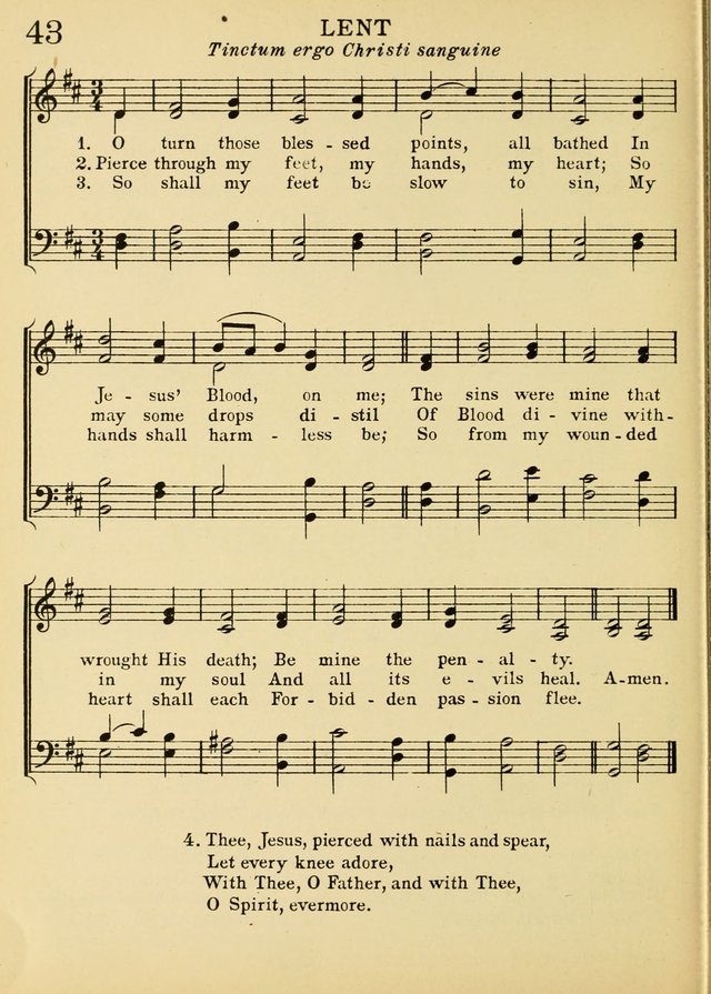 A Treasury of Catholic Song: comprising some two hundred hymns from Catholic soruces old and new page 50