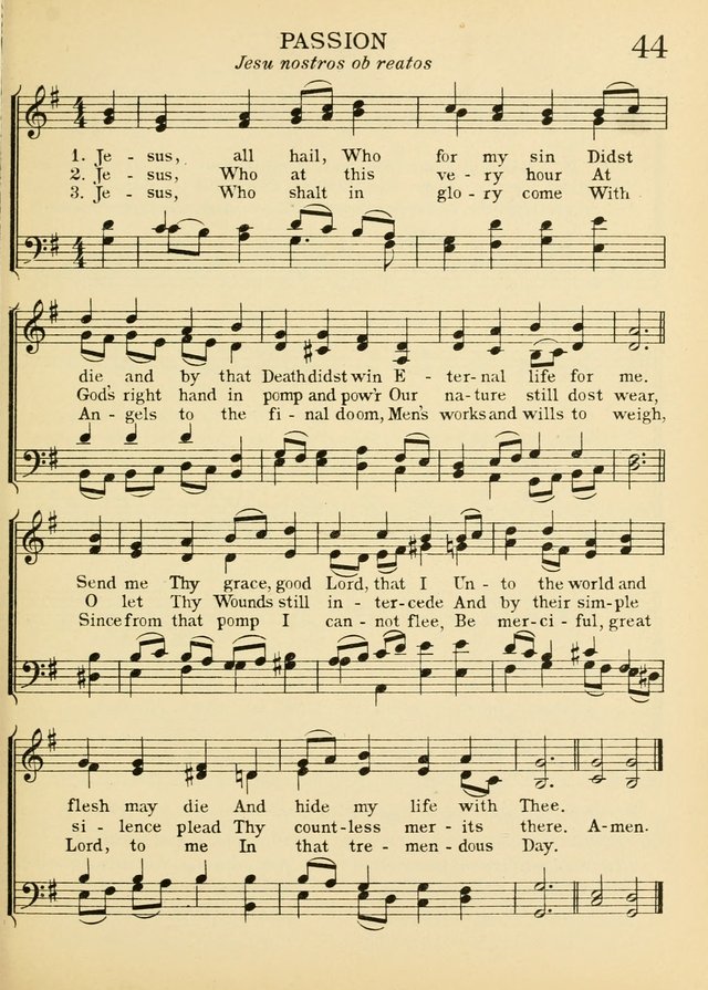 A Treasury of Catholic Song: comprising some two hundred hymns from Catholic soruces old and new page 51