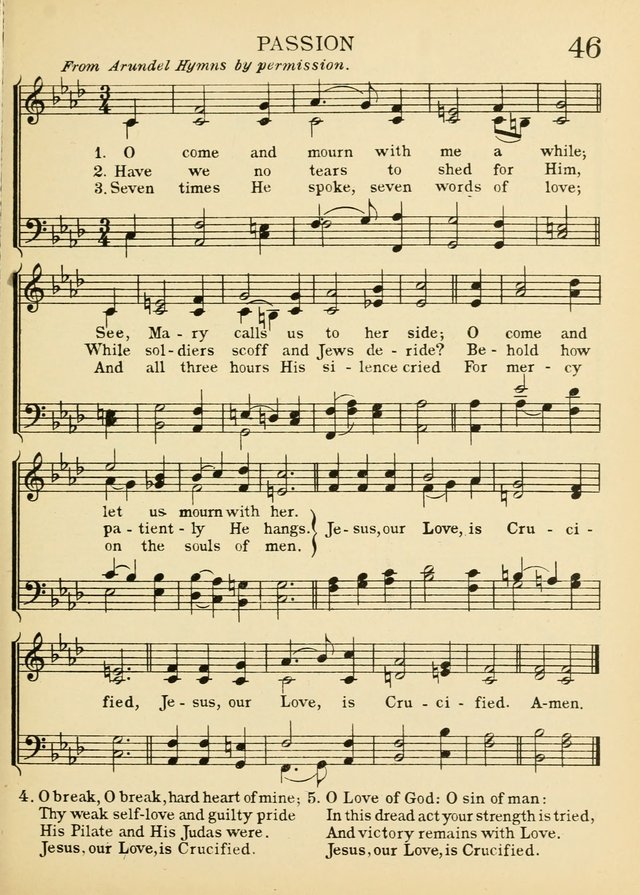 A Treasury of Catholic Song: comprising some two hundred hymns from Catholic soruces old and new page 53