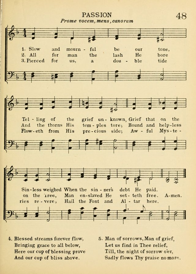 A Treasury of Catholic Song: comprising some two hundred hymns from Catholic soruces old and new page 55