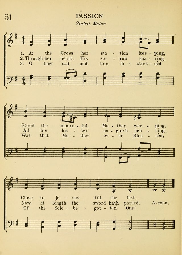 A Treasury of Catholic Song: comprising some two hundred hymns from Catholic soruces old and new page 60