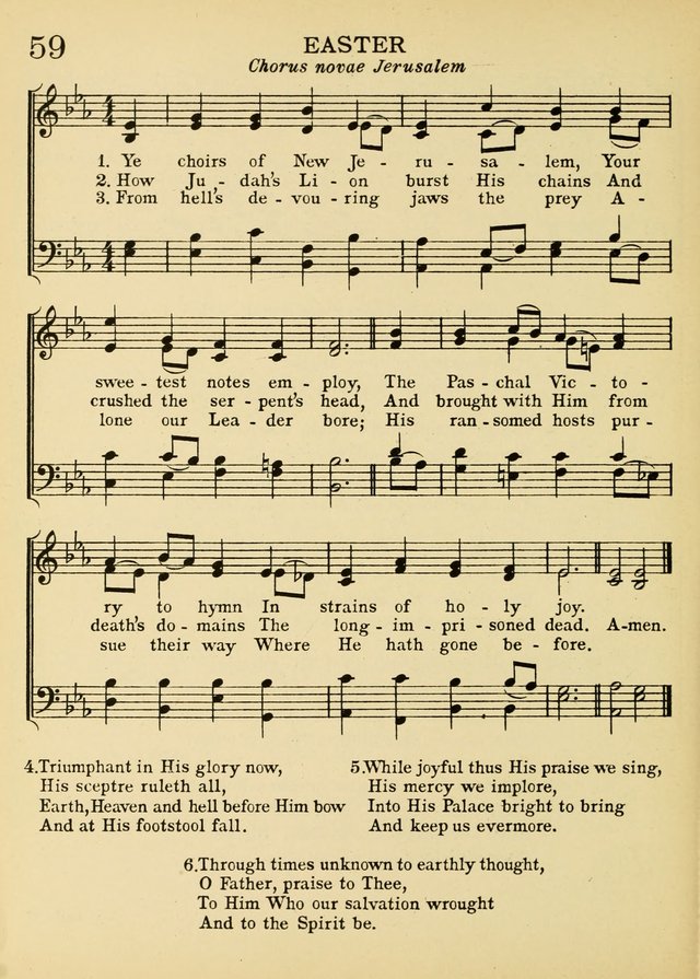 A Treasury of Catholic Song: comprising some two hundred hymns from Catholic soruces old and new page 74