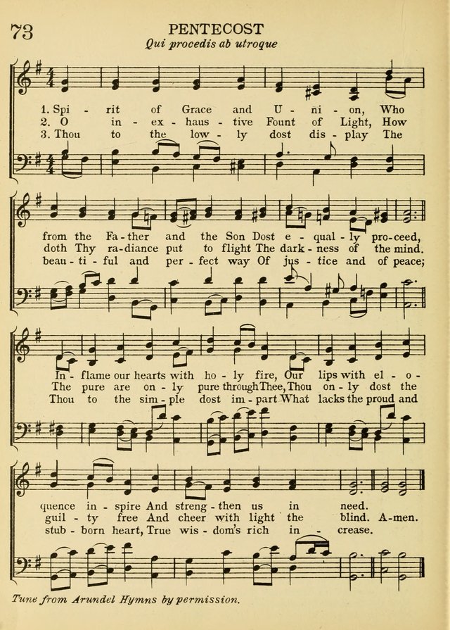 A Treasury of Catholic Song: comprising some two hundred hymns from Catholic soruces old and new page 90