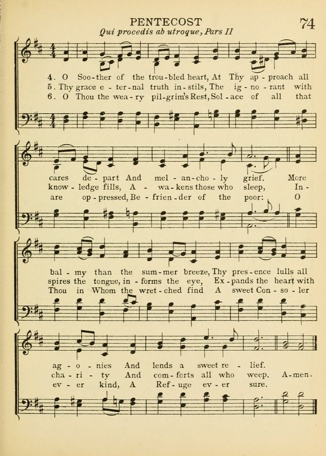 A Treasury of Catholic Song: comprising some two hundred hymns from Catholic soruces old and new page 91