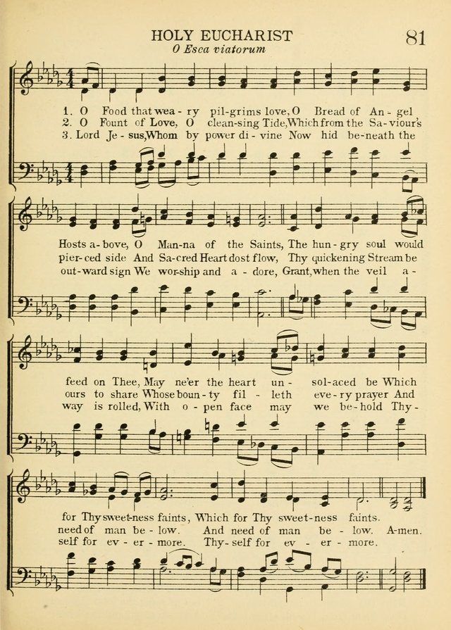 A Treasury of Catholic Song: comprising some two hundred hymns from Catholic soruces old and new page 99