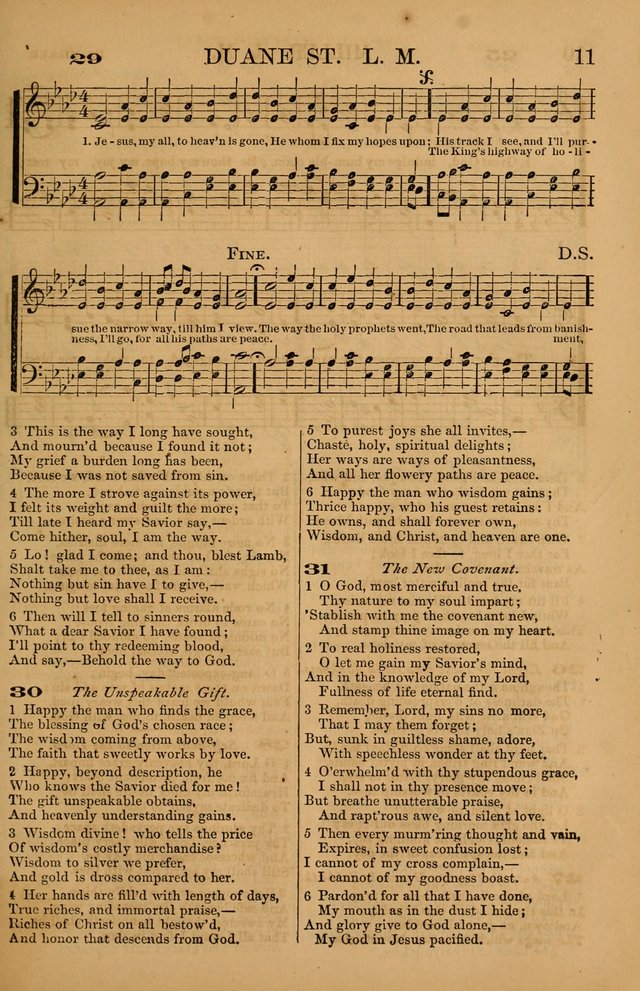 The Tribute of Praise: a collection of hymns and tunes for public and social worship, and for use in the family circle page 11