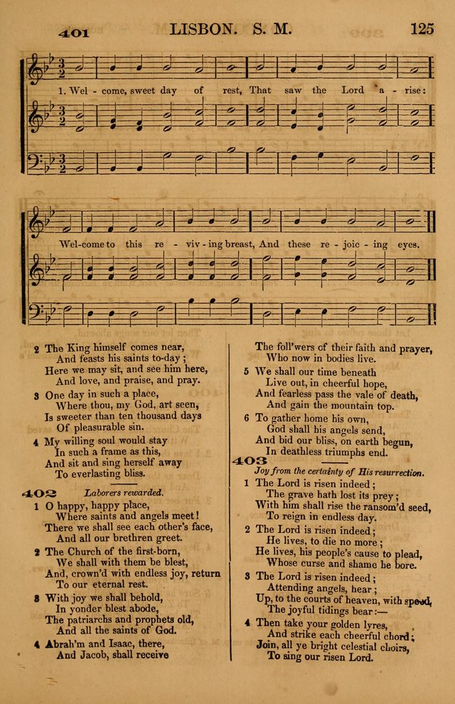 The Tribute of Praise: a collection of hymns and tunes for public and social worship, and for use in the family circle page 125