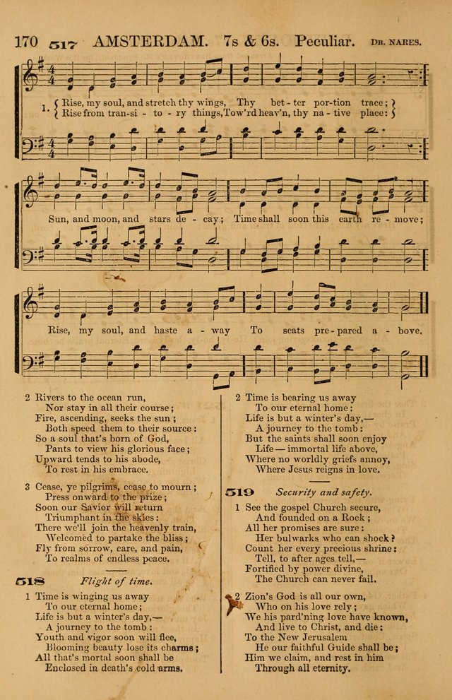 The Tribute of Praise: a collection of hymns and tunes for public and social worship, and for use in the family circle page 170