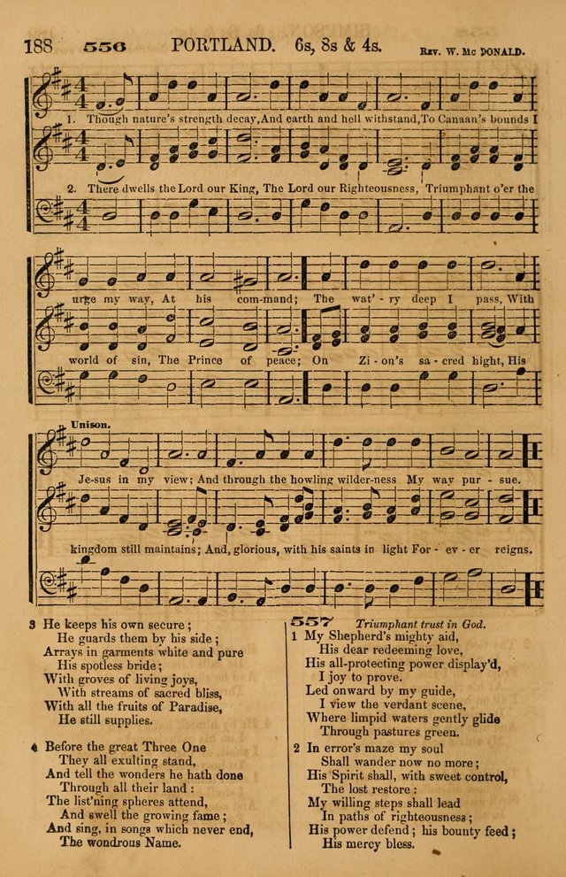 The Tribute of Praise: a collection of hymns and tunes for public and social worship, and for use in the family circle page 188