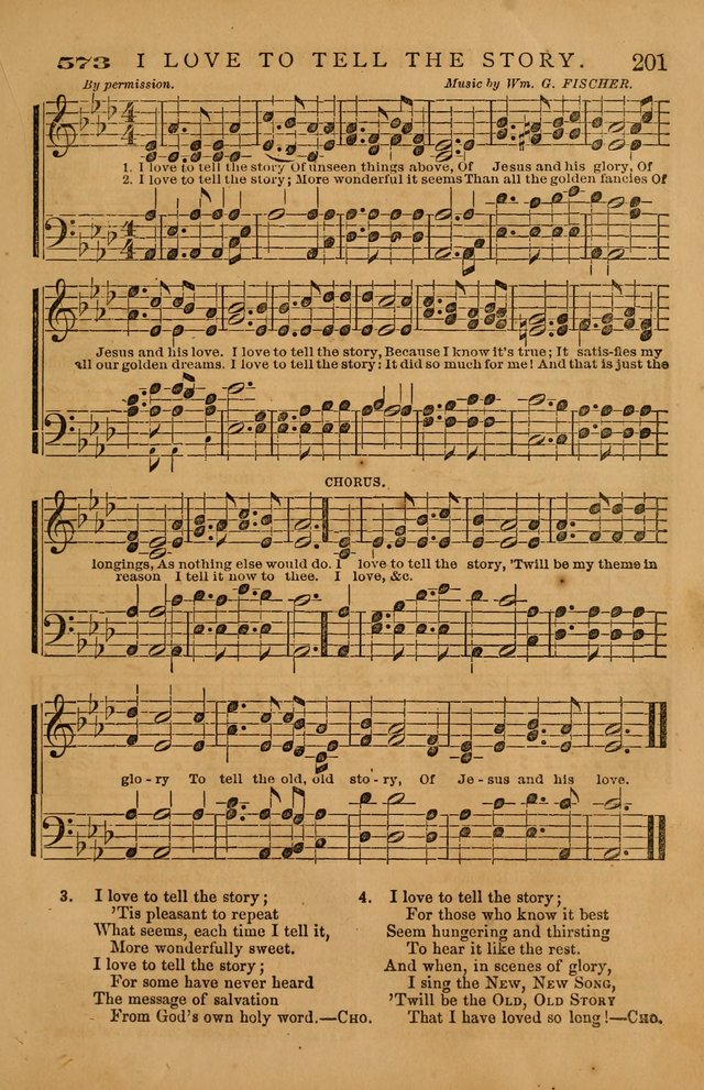 The Tribute of Praise: a collection of hymns and tunes for public and social worship, and for use in the family circle page 201