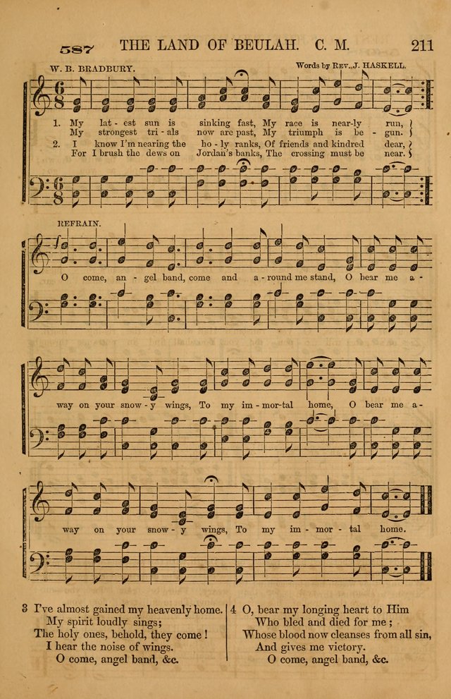 The Tribute of Praise: a collection of hymns and tunes for public and social worship, and for use in the family circle page 211