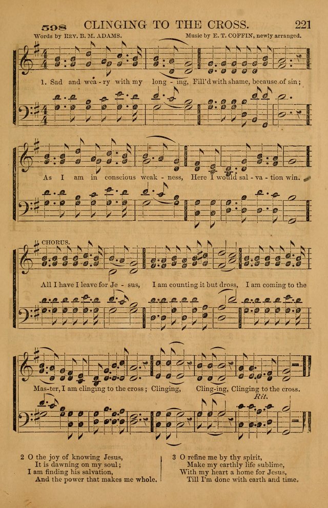 The Tribute of Praise: a collection of hymns and tunes for public and social worship, and for use in the family circle page 221