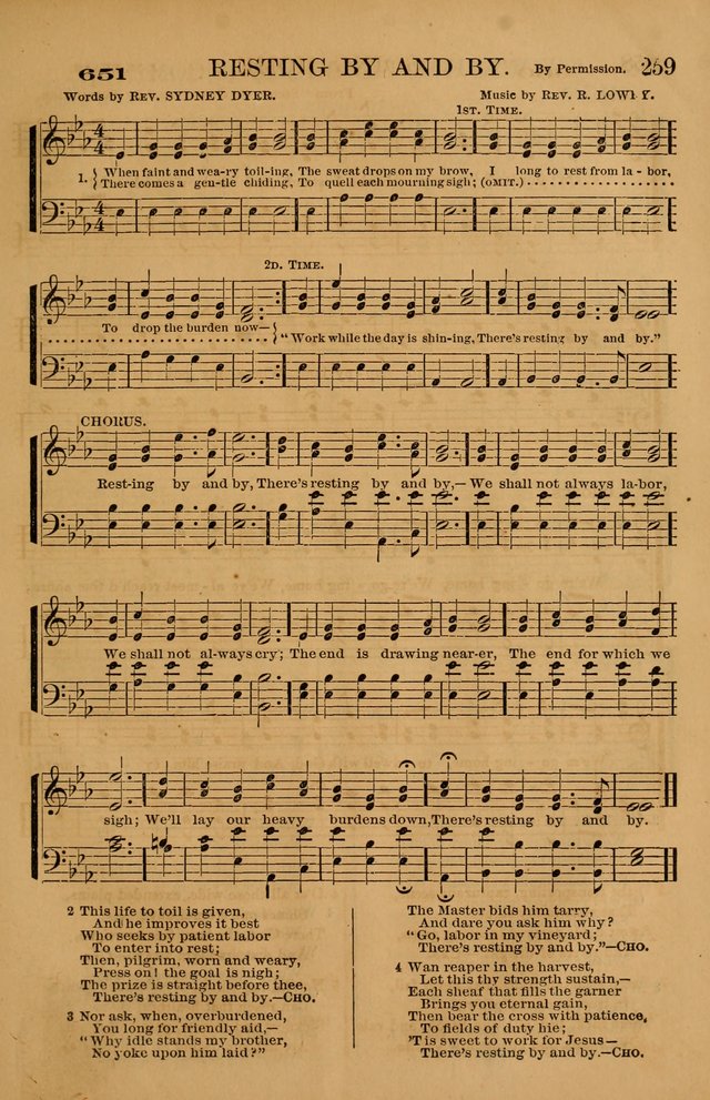 The Tribute of Praise: a collection of hymns and tunes for public and social worship, and for use in the family circle page 259