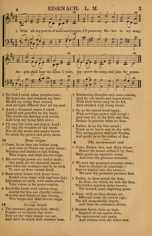 The Tribute of Praise: a collection of hymns and tunes for public and social worship, and for use in the family circle page 3