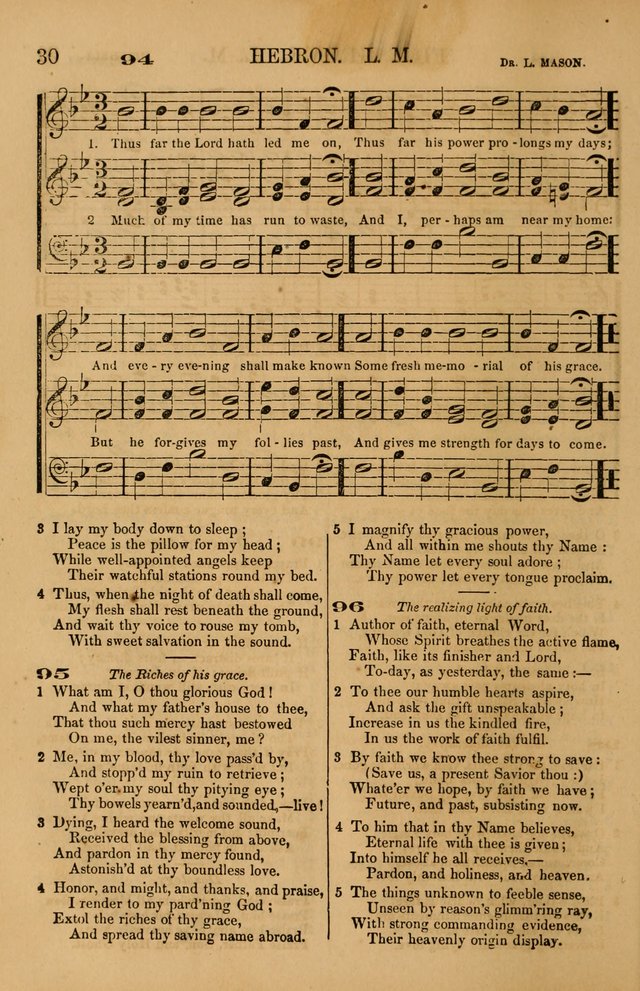 The Tribute of Praise: a collection of hymns and tunes for public and social worship, and for use in the family circle page 30