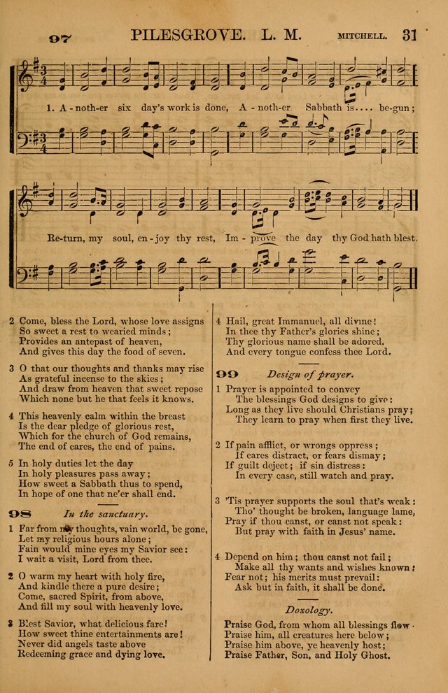The Tribute of Praise: a collection of hymns and tunes for public and social worship, and for use in the family circle page 31