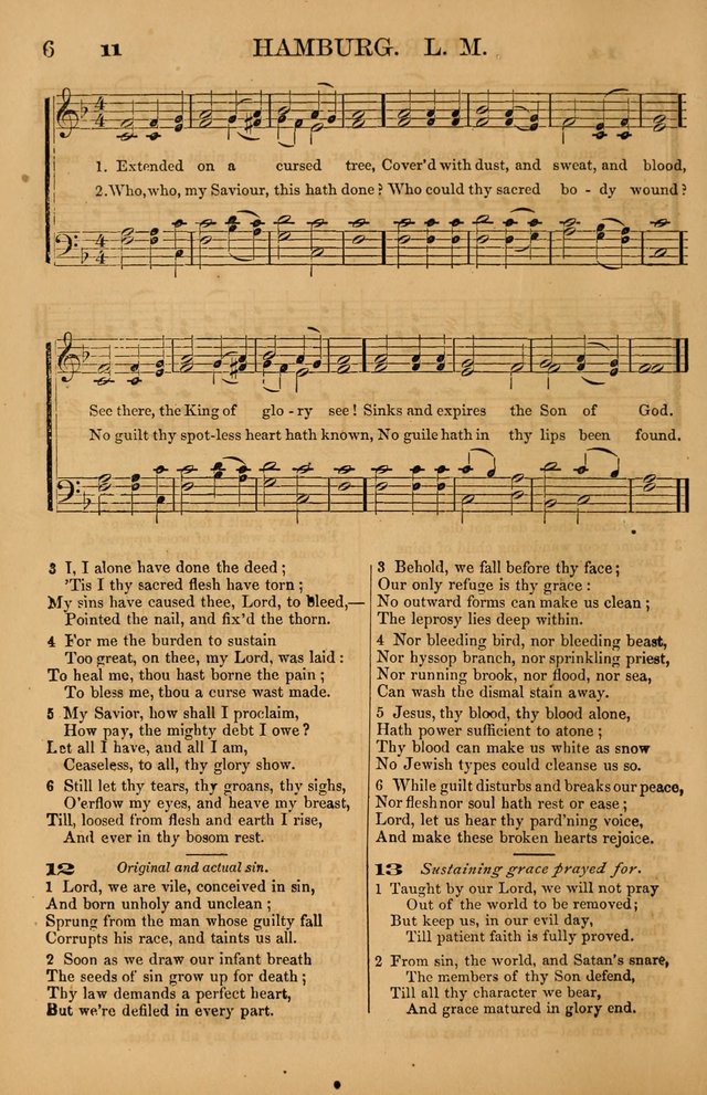 The Tribute of Praise: a collection of hymns and tunes for public and social worship, and for use in the family circle page 6