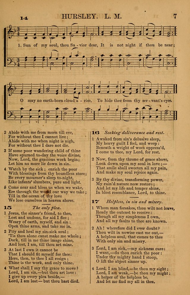 The Tribute of Praise: a collection of hymns and tunes for public and social worship, and for use in the family circle page 7