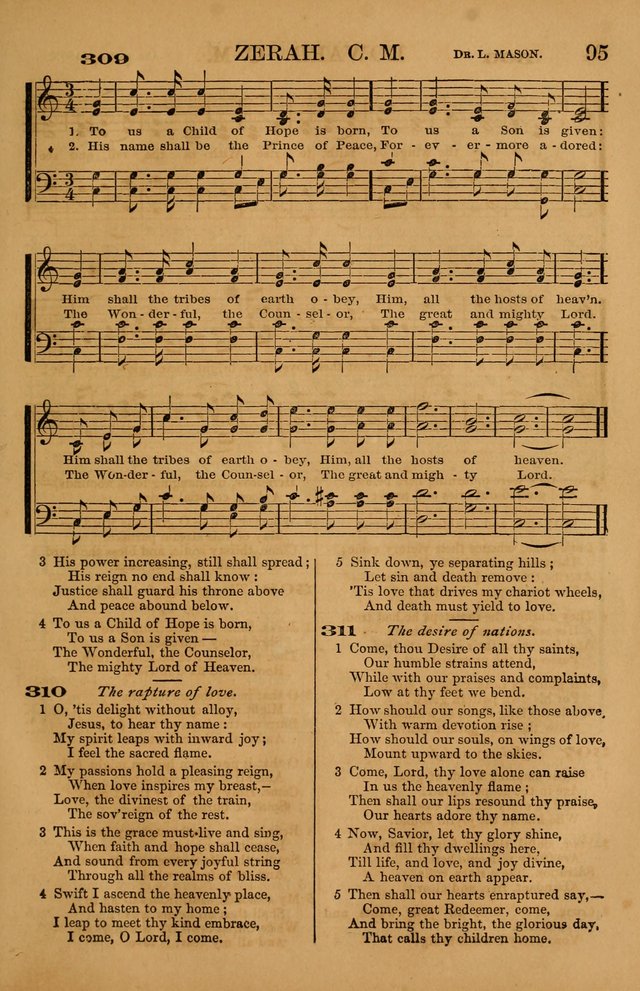 The Tribute of Praise: a collection of hymns and tunes for public and social worship, and for use in the family circle page 95