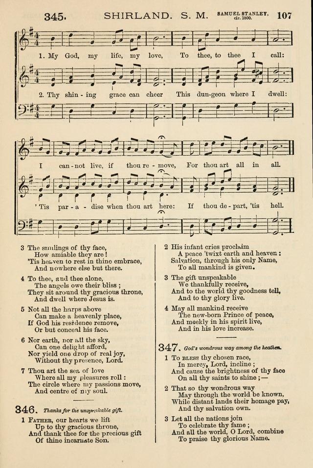 The Tribute of Praise: a collection of hymns and tunes for public and social worship, and for the use in the family circle and Sabbath school page 107