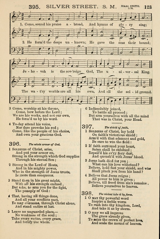 The Tribute of Praise: a collection of hymns and tunes for public and social worship, and for the use in the family circle and Sabbath school page 123