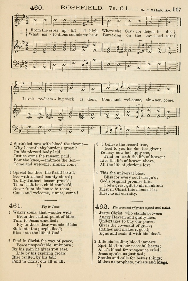The Tribute of Praise: a collection of hymns and tunes for public and social worship, and for the use in the family circle and Sabbath school page 147