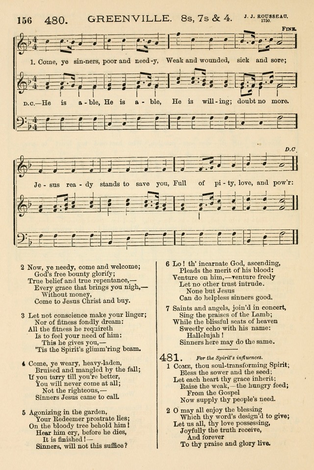 The Tribute of Praise: a collection of hymns and tunes for public and social worship, and for the use in the family circle and Sabbath school page 156