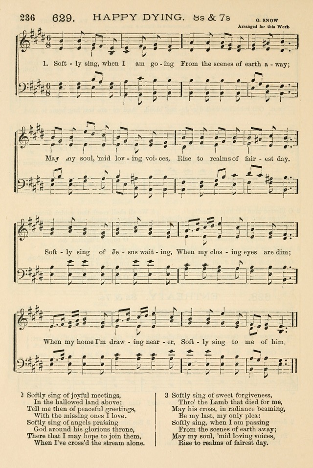 The Tribute of Praise: a collection of hymns and tunes for public and social worship, and for the use in the family circle and Sabbath school page 236
