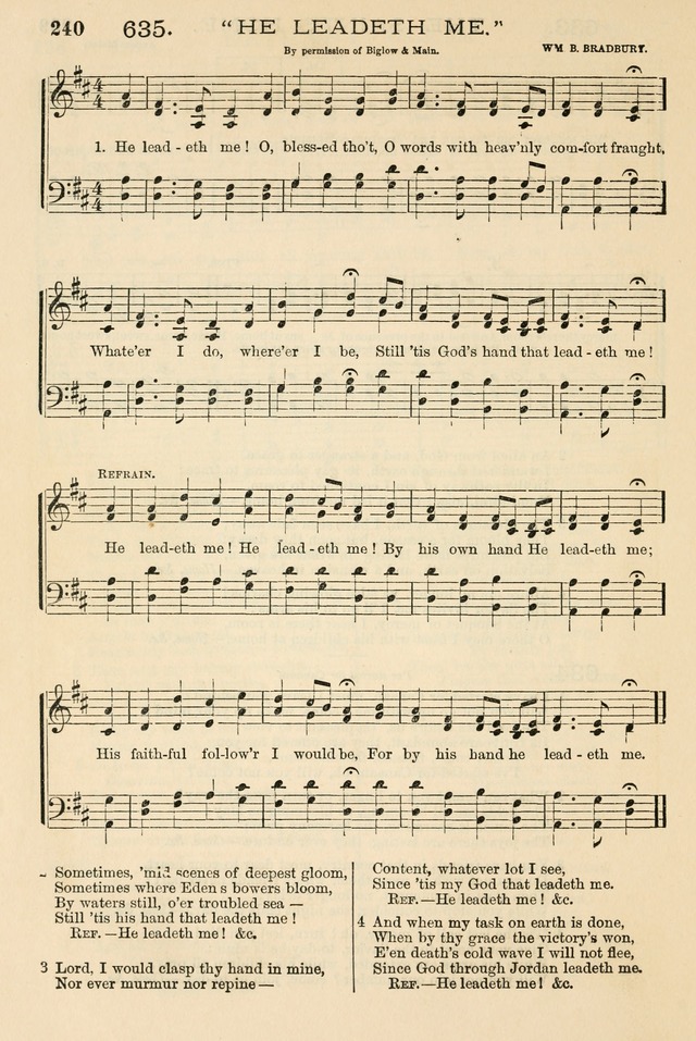 The Tribute of Praise: a collection of hymns and tunes for public and social worship, and for the use in the family circle and Sabbath school page 240