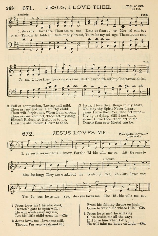 The Tribute of Praise: a collection of hymns and tunes for public and social worship, and for the use in the family circle and Sabbath school page 268