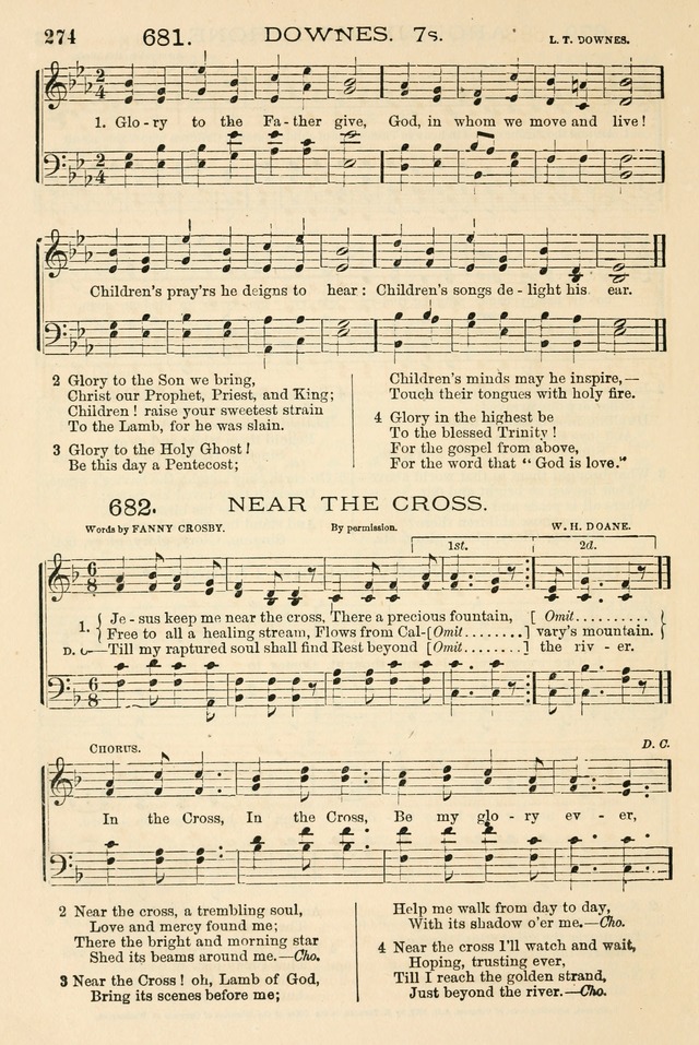 The Tribute of Praise: a collection of hymns and tunes for public and social worship, and for the use in the family circle and Sabbath school page 274
