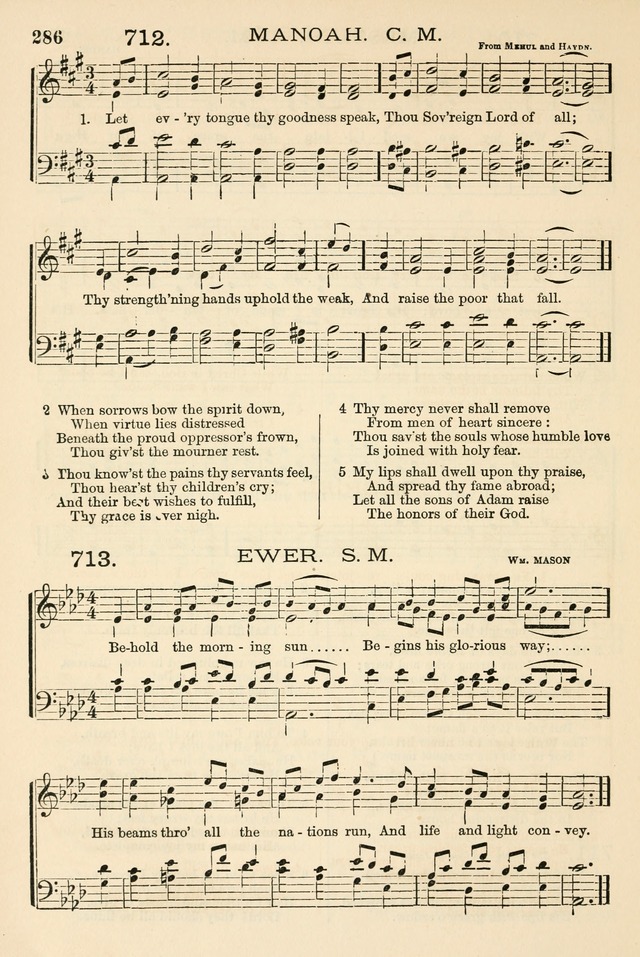 The Tribute of Praise: a collection of hymns and tunes for public and social worship, and for the use in the family circle and Sabbath school page 286