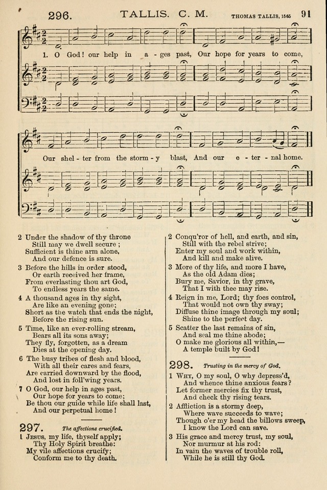 The Tribute of Praise: a collection of hymns and tunes for public and social worship, and for the use in the family circle and Sabbath school page 91