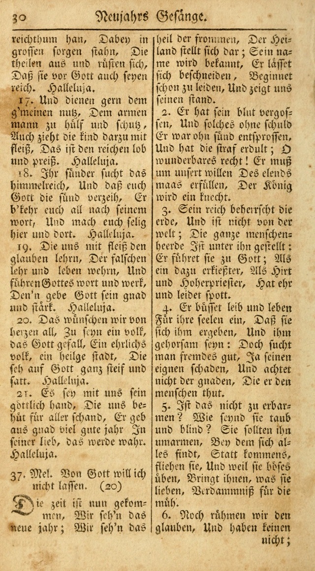 Ein Unpartheyisches Gesang-Buch: enthaltend geistreiche Lieder und Psalmen, zum allgemeinen Gebrauch des wahren Gottesdienstes auf begehren der Brüderschaft der Menoniten Gemeinen...(2nd verb. aufl.) page 106