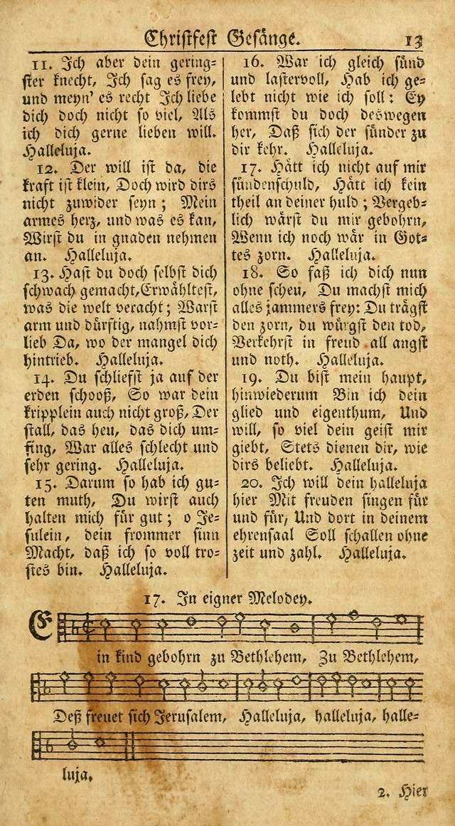 Ein Unpartheyisches Gesang-Buch: enthaltend geistreiche Lieder und Psalmen, zum allgemeinen Gebrauch des wahren Gottesdienstes auf begehren der Brüderschaft der Menoniten Gemeinen...(2nd verb. aufl.) page 89