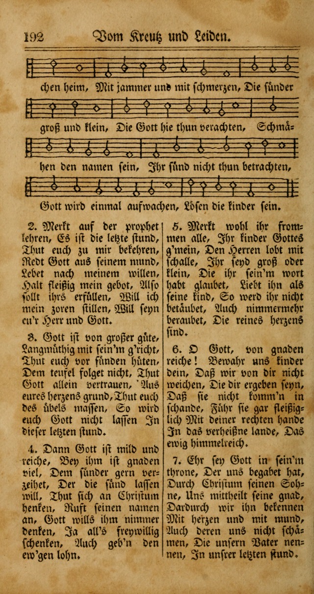 Unpartheyisches Gesang-Buch: enhaltend Geistrieche Lieder und Psalmen, zum allgemeinen Gebrauch des wahren Gottesdienstes (4th verb. Aufl., mit einem Anhang) page 272