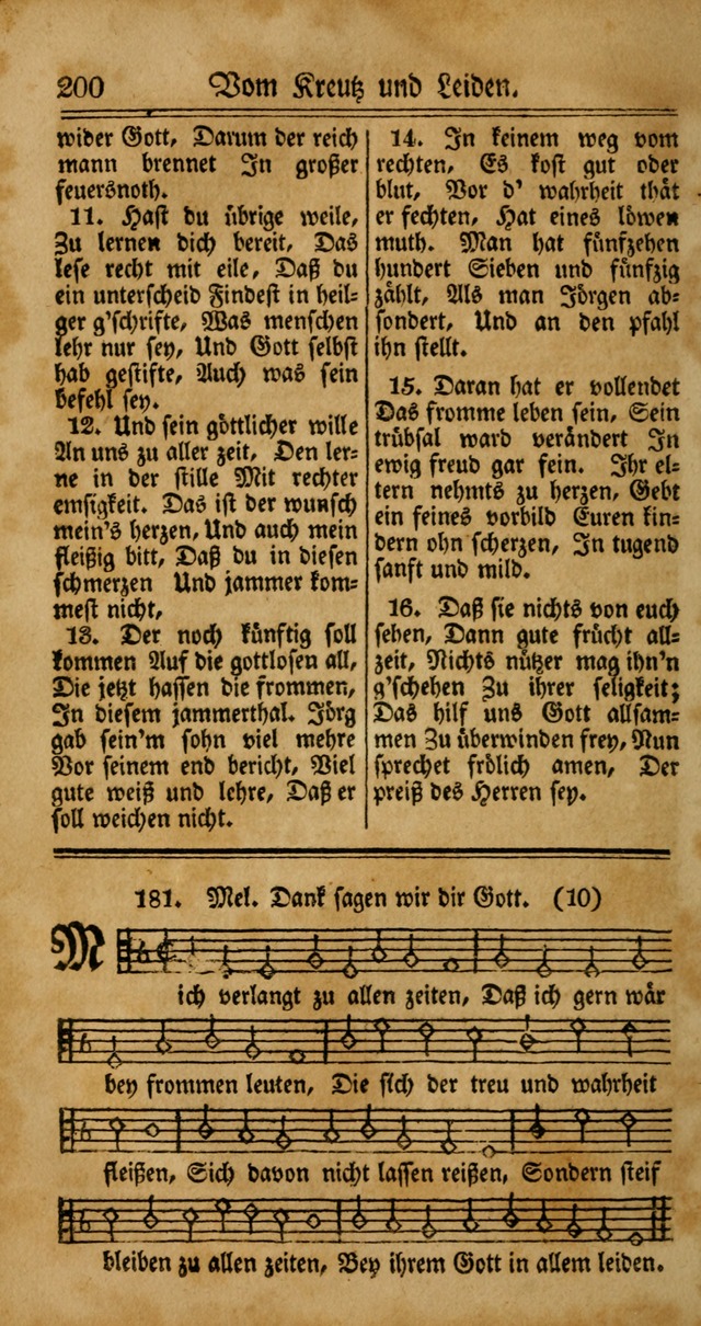 Unpartheyisches Gesang-Buch: enhaltend Geistrieche Lieder und Psalmen, zum allgemeinen Gebrauch des wahren Gottesdienstes (4th verb. Aufl., mit einem Anhang) page 280