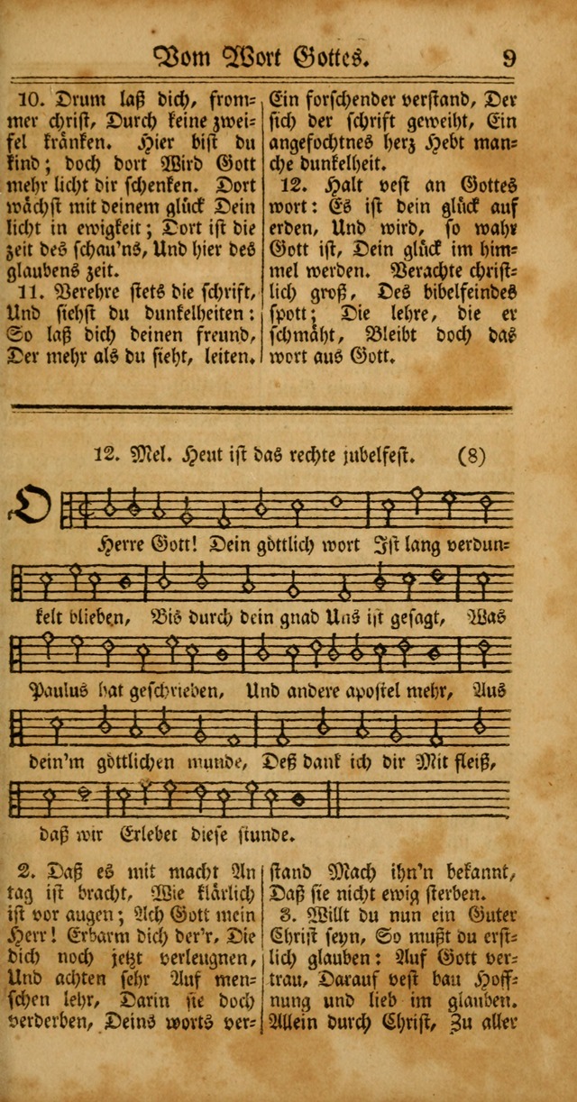 Unpartheyisches Gesang-Buch: enhaltend Geistrieche Lieder und Psalmen, zum allgemeinen Gebrauch des wahren Gottesdienstes (4th verb. Aufl., mit einem Anhang) page 89