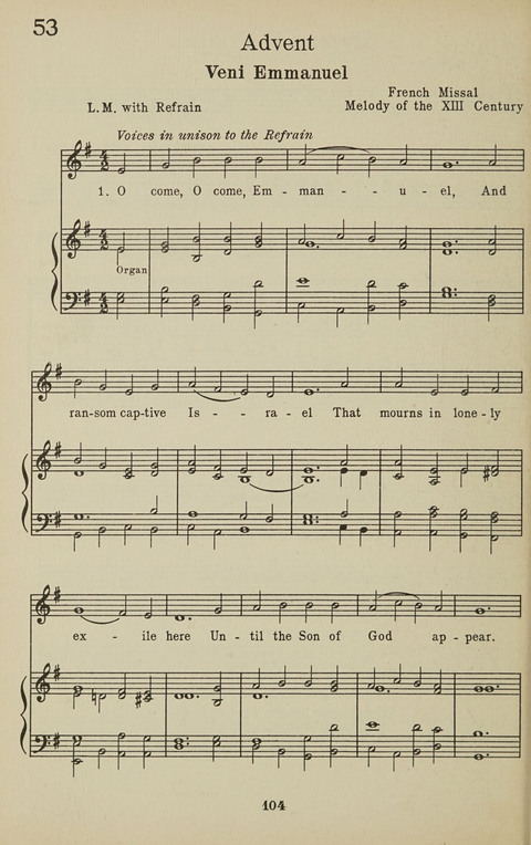 University Hymns page 103